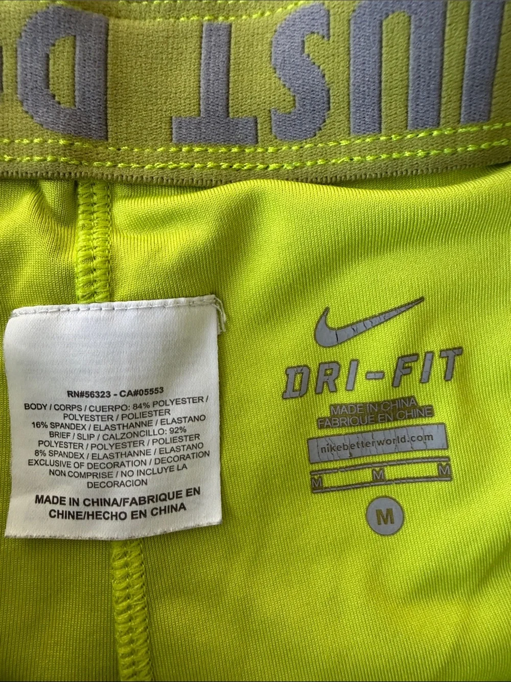 Nike Women's Athletic Shorts Trio — Black, Purple, Black with Yellow Trim